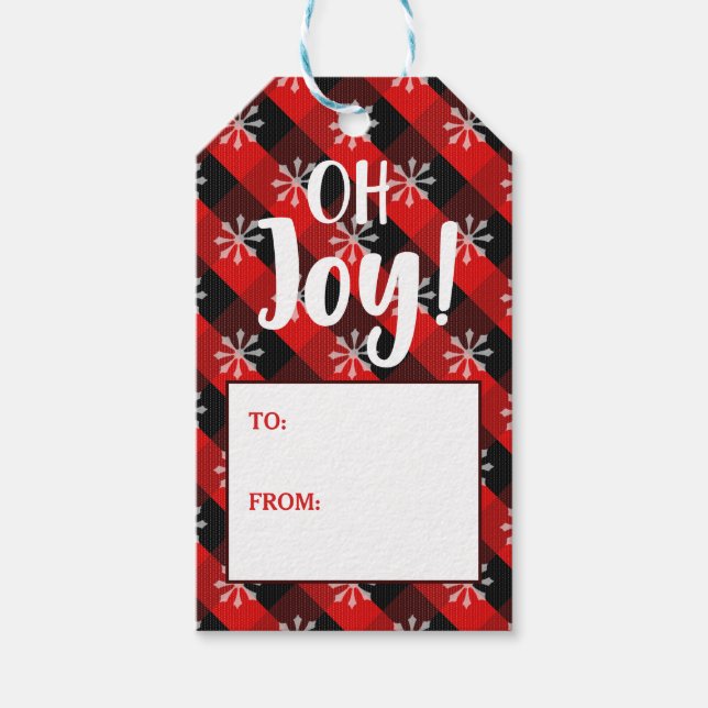 Joy jul presentetikett (Framsidan)