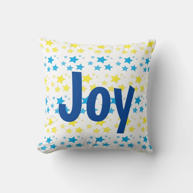 Joy jul Star Pillow Kudde (Framsida)