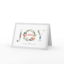 Joy jul Typography & TFloral Wandeans