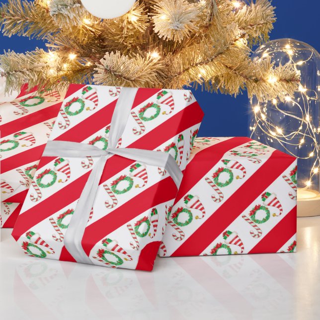Joy Jul Wrapping Papper Presentpapper (Helgdagar)