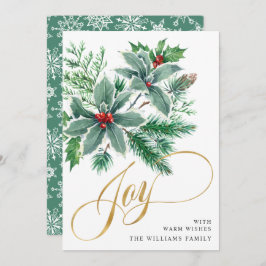 JOY Julbärgren Julhälsning Julkort