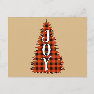 Joy Julgran Vykort