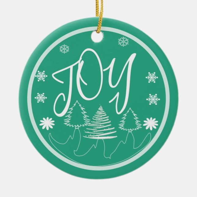 Joy Julgransprydnad Keramik (Framsidan)