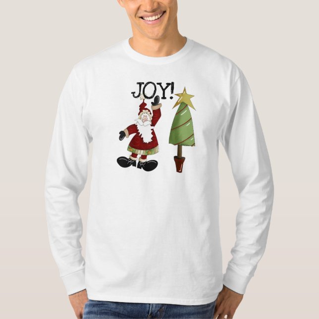 JOY Jultomten T-shirts och presenter (Framsida)