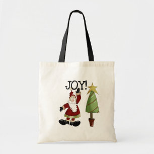 JOY Jultomten T-shirts och presenter Tygkasse