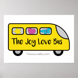 Joy Kärlek Buss Poster