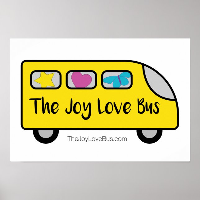 Joy Kärlek Buss Poster (Framsidan)