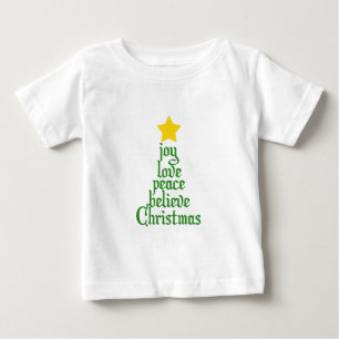 Joy, Kärlek, fred, tro, jul Tee Shirt