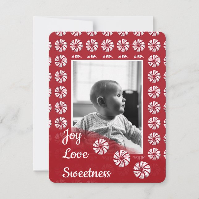 Joy Kärlek och Sweetness julkort (Framsida)