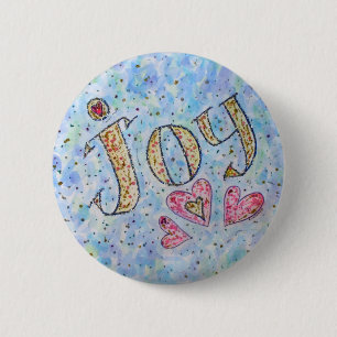 "Joy"-knapp för inspirationsgivande Ord Knapp