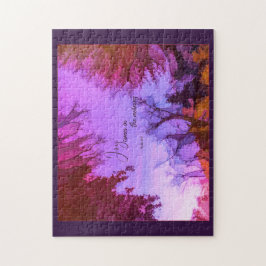 Joy kommer in i morgonpusslet pussel