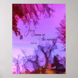 Joy kommer in på morgonen poster