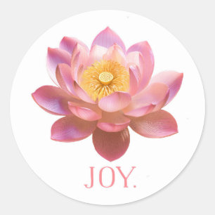 Joy lotus-dekal runt klistermärke