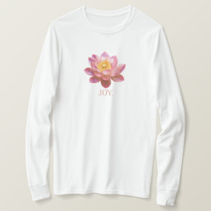 Joy Lotus T-shirt. T Shirt