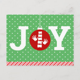JOY med Polka dots Chiropraktik jul Helg Vykort