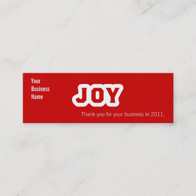Joy Mini Visitkort (Framsida)