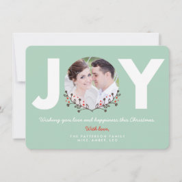JOY Mint | Helgdag-fotokort Julkort