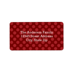 Joy Mod Dots - adressetikett