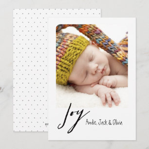 Joy Modern Helgdag Card Julkort