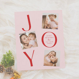 Joy Modern Rosa och rött 4-fotomjul