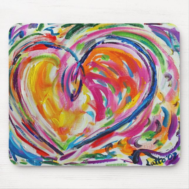 Joy Mousepads hjärta Musmatta (Framsidan)