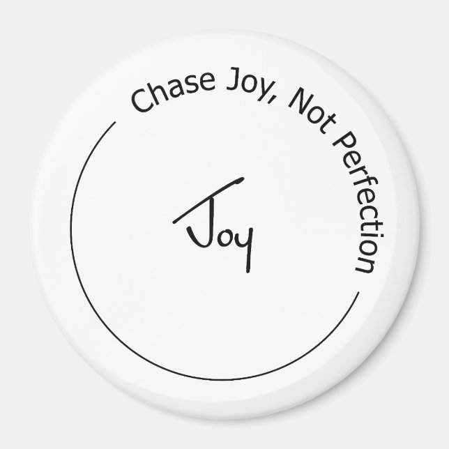 Joy Not Perfection Magnet (Framsidan)