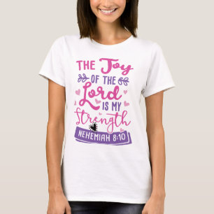 Joy och Styrke Gud Faith Hope Tshirt Budget T Shirt