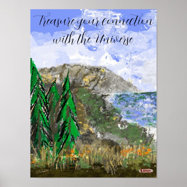 Joy of Embracing the Dynamic of Nature Poster (Framsidan)