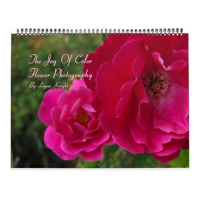 Joy of Färg Blomsterfotografi Kalender (Omslag)