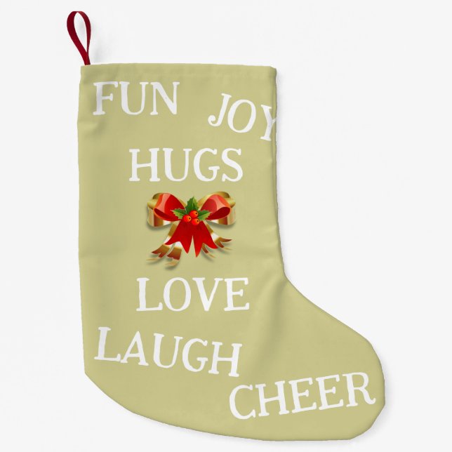 Joy of Jul Stocking Liten Julstrumpa (Framsidan)