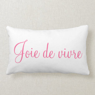 Joy of Life and Joie de vivre Decorative Bedroom A Lumbarkudde