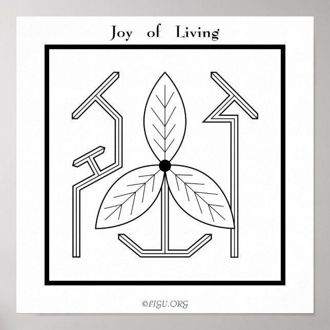 Joy of Living Poster (Framsidan)