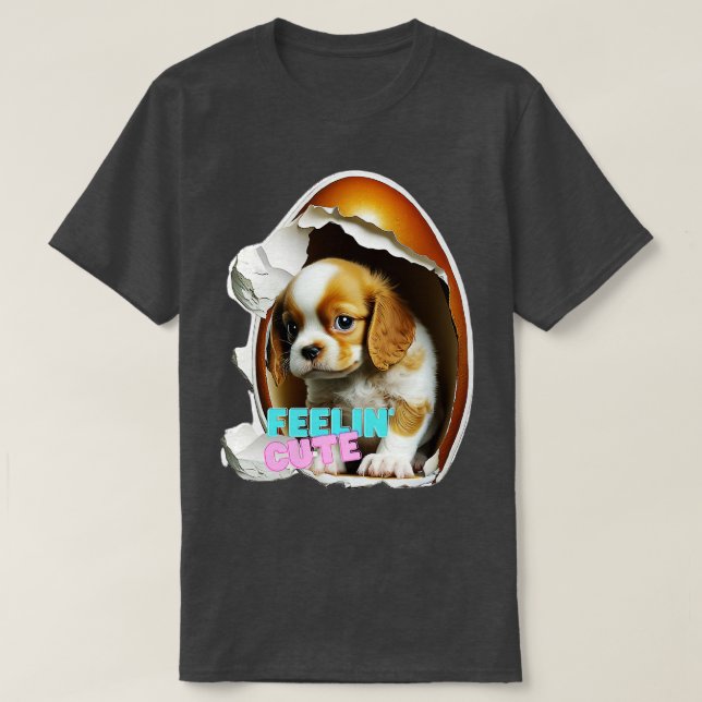 Joy of the Hund in the Egg T Shirt (Design framsida)