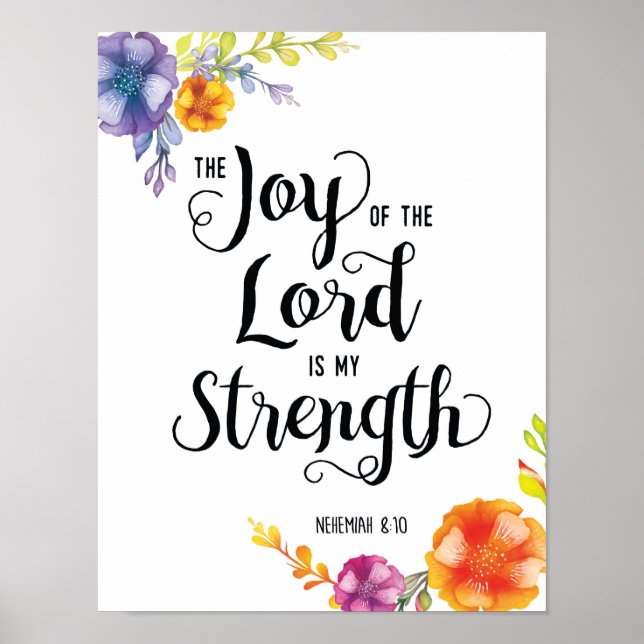 Joy of the Lord Art Poster (Framsidan)