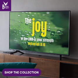 JOY of the LORD Christian Ram Art for TV Poster