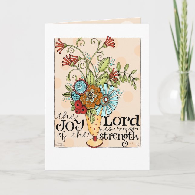 Joy of the Lord - Greeting Card Kort (Framsida)
