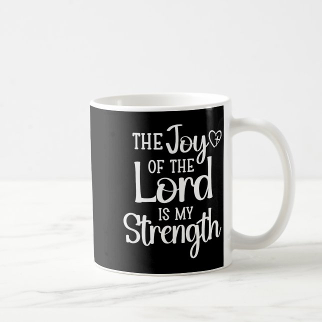 Joy Of The Lord Is My Strength  Kaffemugg (Höger)
