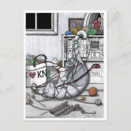 Joy of Unraveling vycard Vykort