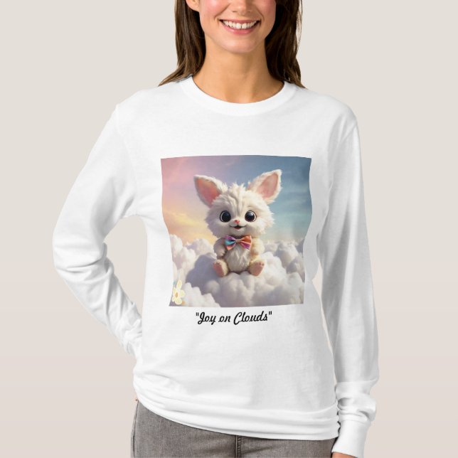 "Joy on Clouds" T Shirt (Framsida)