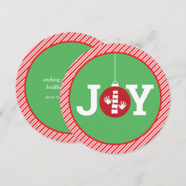 JOY Ornament Rand Chiropraktic-julrundan Julkort