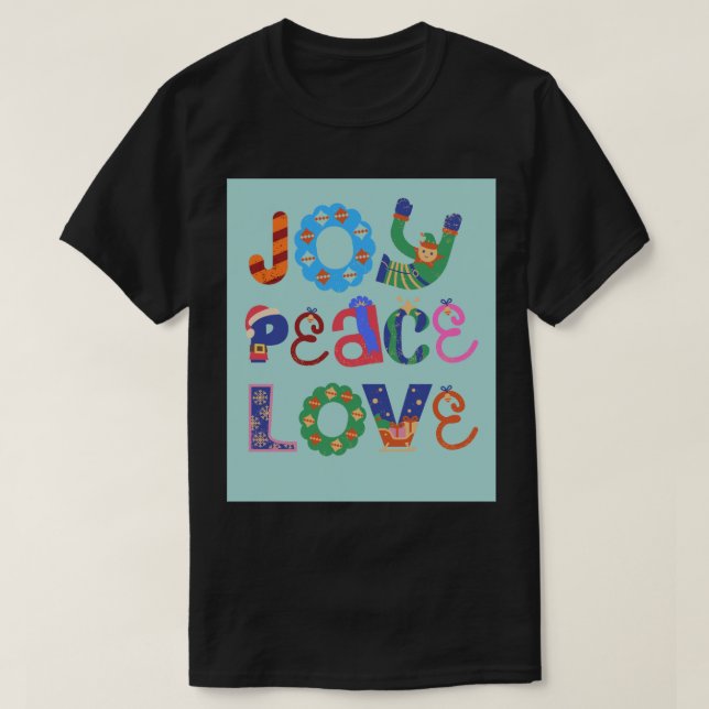 Joy , peace, love– Inspirational t shirt design  (Design framsida)