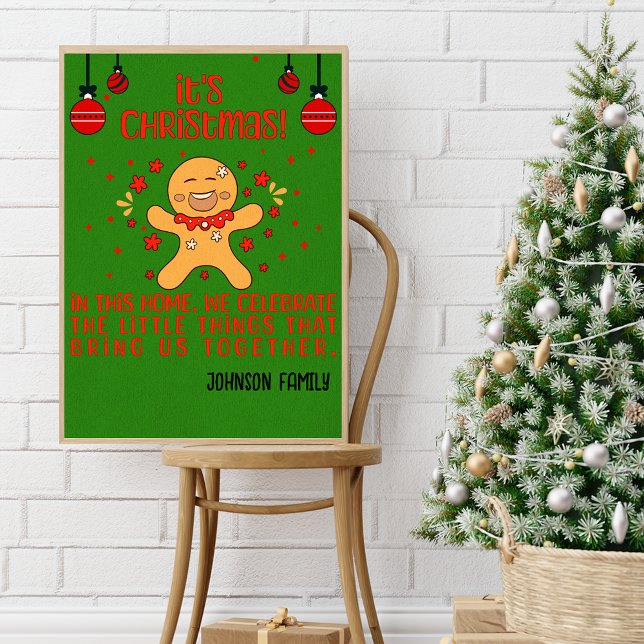 Joy Personlig Jultecken Poster (Skapare uppladdad)