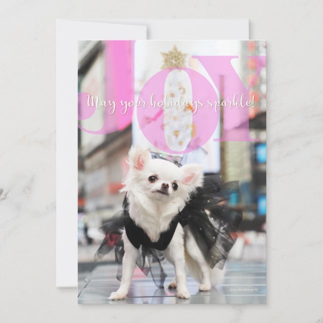 JOY Pet Helgdag Card Julkort (Framsida)