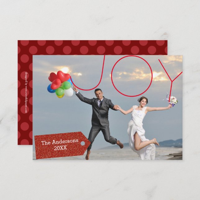 Joy Photo - 3 x 5 julkort Inbjudningar (Fram/baksida)