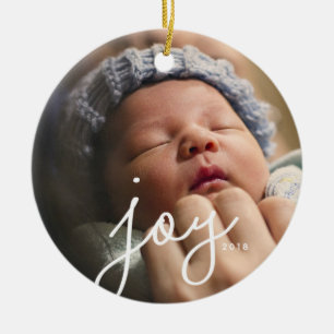 Joy Photo Anpassningsbar jul Ornament