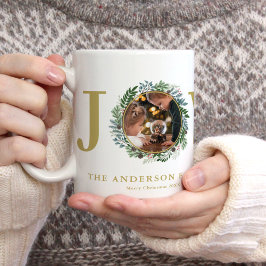 "Joy" Photo" för julfransen Kaffemugg