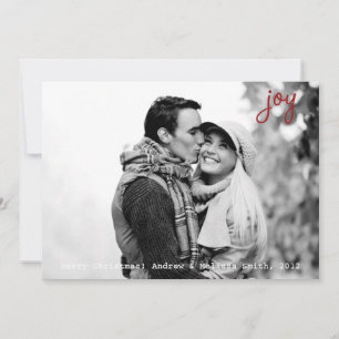 Joy Photo Helgdag Card med kuvert Julkort