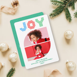 Joy Photo jul-gratulationskort Inbjudningar