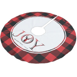 Joy Play Personlig jul Julgransmatta Borstad Polyester