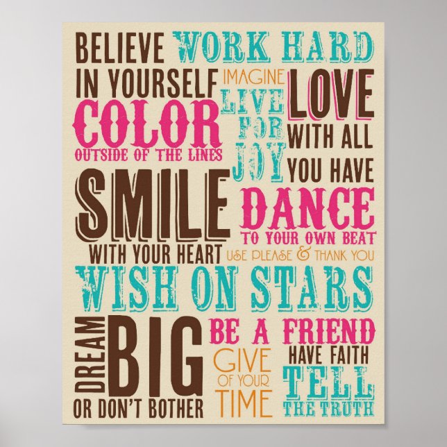 Joy Poster (Framsidan)